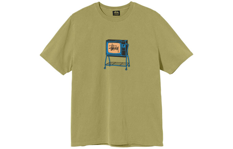

Футболка унисекс Stussy, коричневый