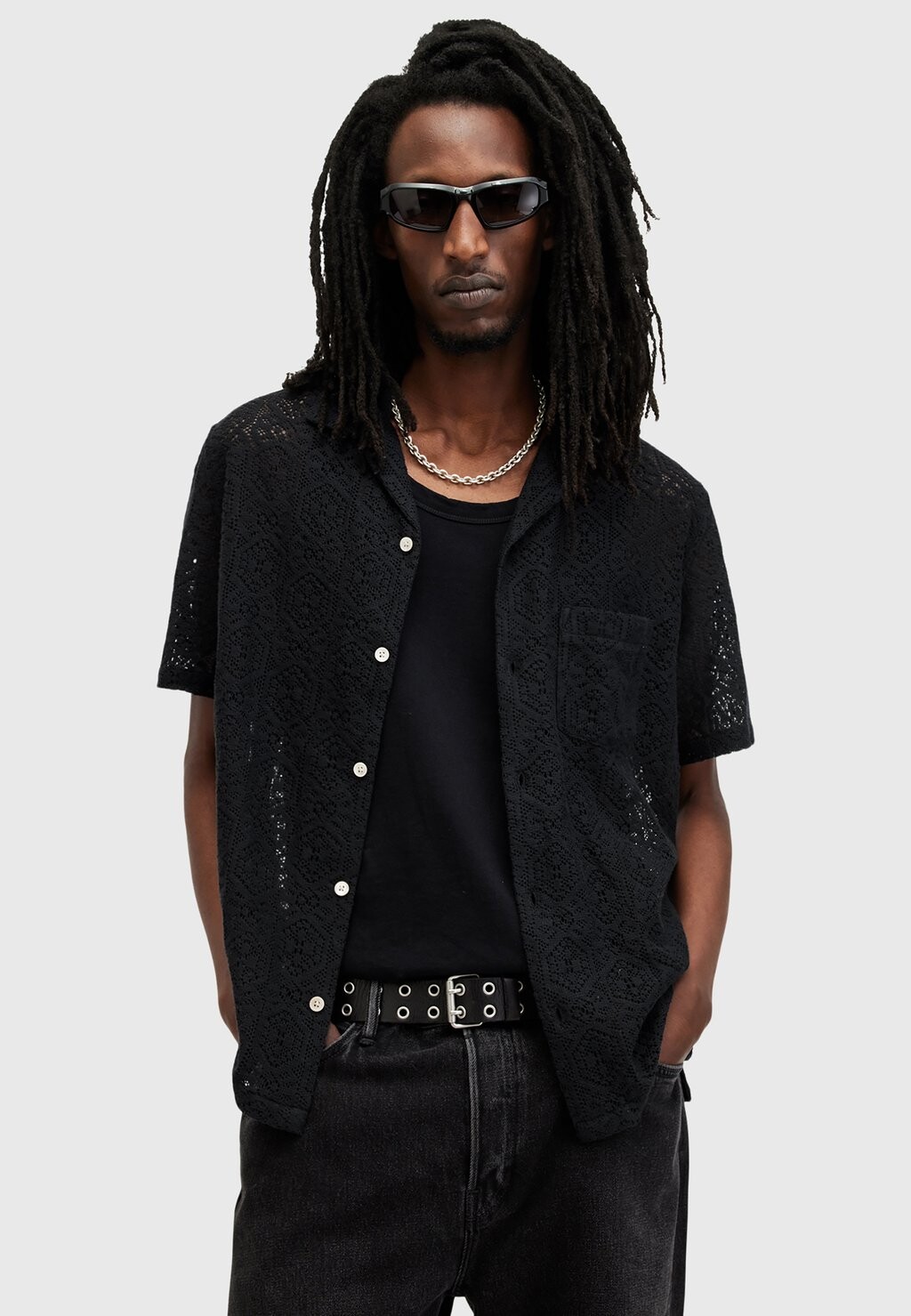 

Рубашка HARDEN AllSaints, черный