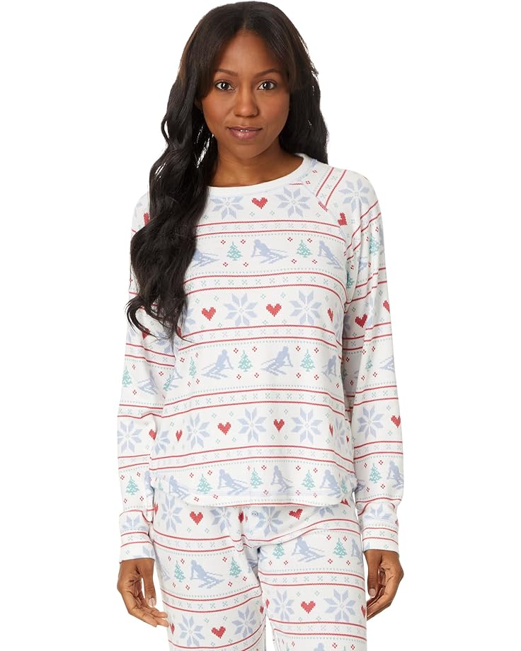 

Пижамный топ P.J. Salvage Fair Isle Apres All Day Long, цвет Ivory Fair Isle
