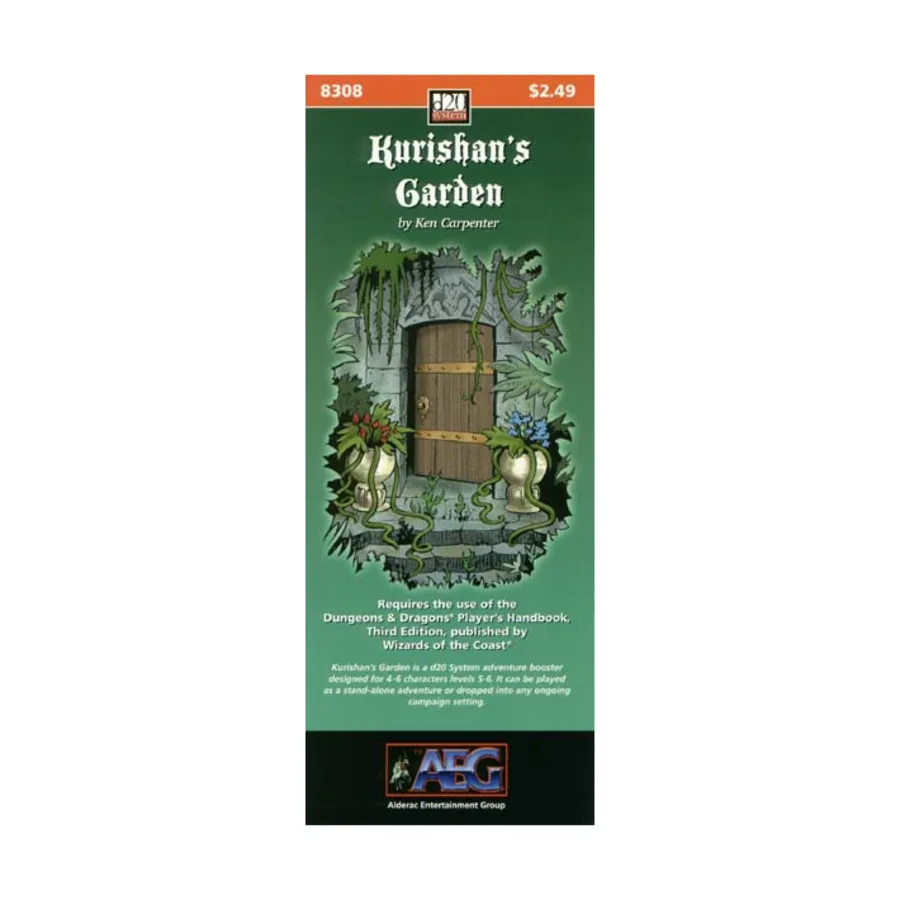 

Модуль Kurishan's Garden, Adventure Keep Modules (d20)