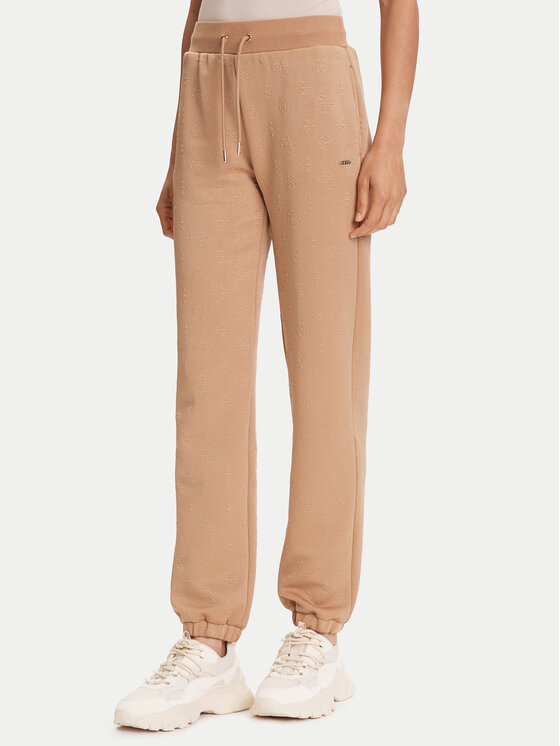 

Джоггеры regular fit V5YB06 KBSL2 Guess, бежевый