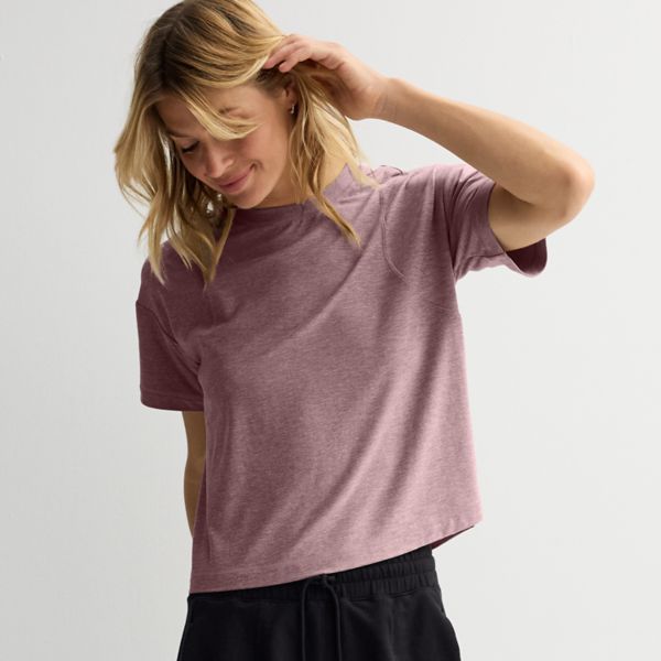 

Женская свободная футболка для путешествий Flx, цвет purple manor