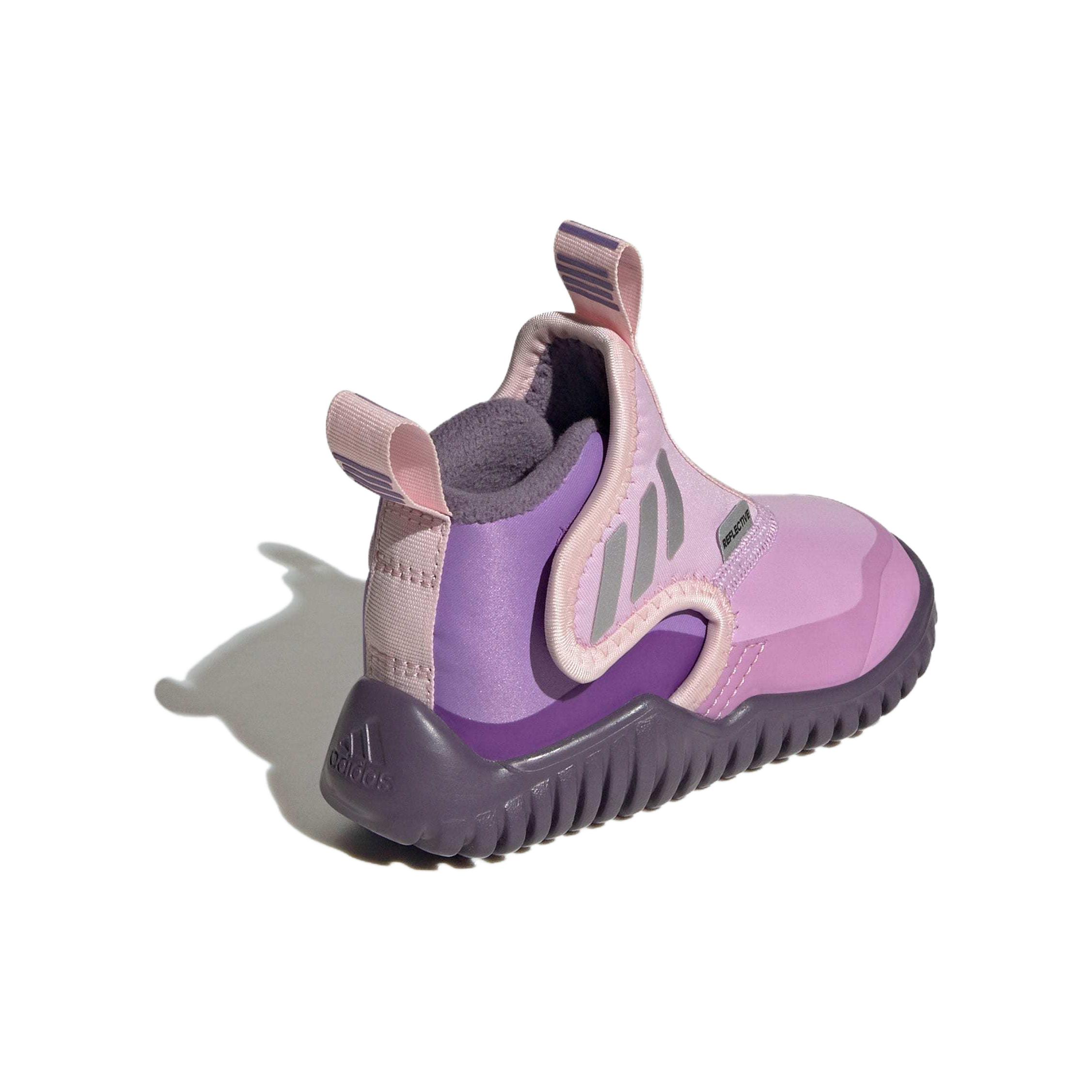 Rapidazen Слипоны Высокие Топы Детские Розовые Фиолетовые Малыши Adidas — фото 3
