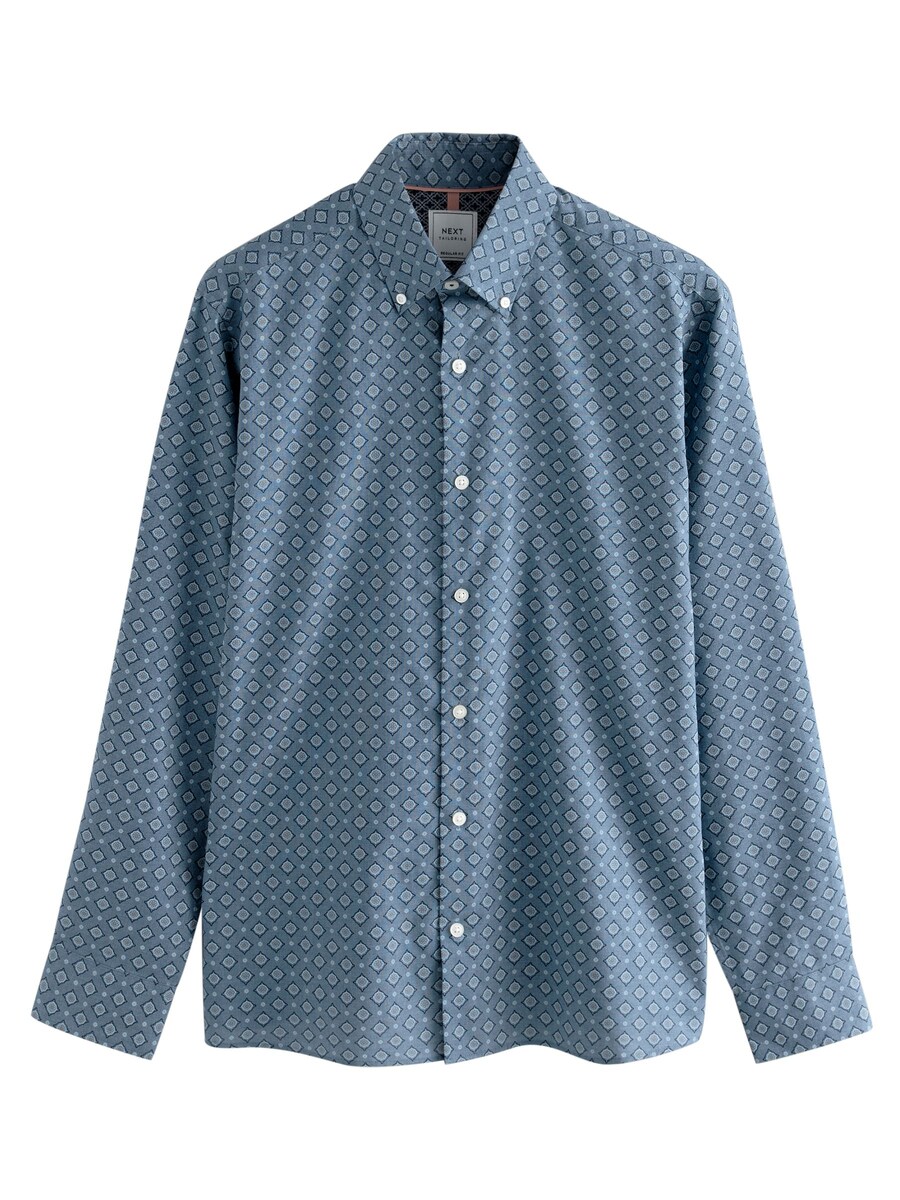 

Рубашка обычного кроя на пуговицах Next, цвет Blue/Dusty blue/Pastel blue