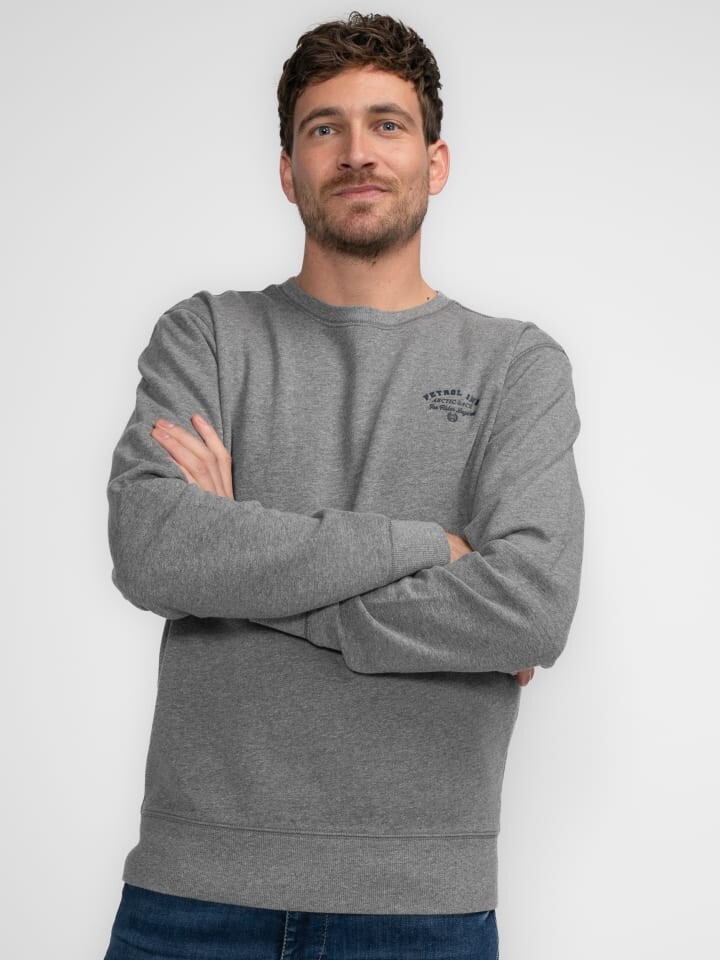 

Толстовка Petrol Industries Sweater mit Logo Margerie, серый