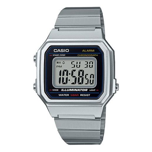 

Часы CASIO STANDARD Vintage Classical Silver Mens White Digital, белый