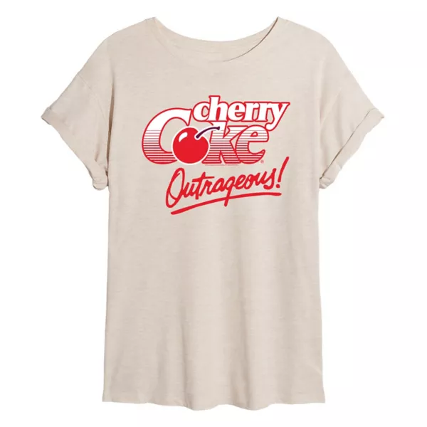 

Футболка Juniors Cherry Coke, возмутительная, большого размера Licensed Character, бежевый