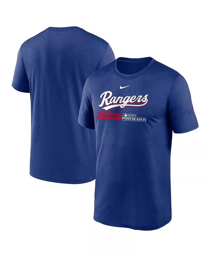 

Мужская футболка Dugout Royal Texas Rangers 2023 Post Season Authentic Collection Nike