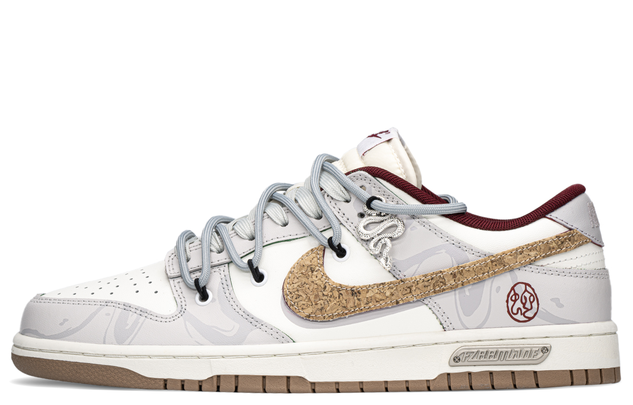 

Nike Кроссовки для скейтбординга Dunk Slip, устойчивые к истиранию, легкие, увеличивающие рост, низкие, белые, серые