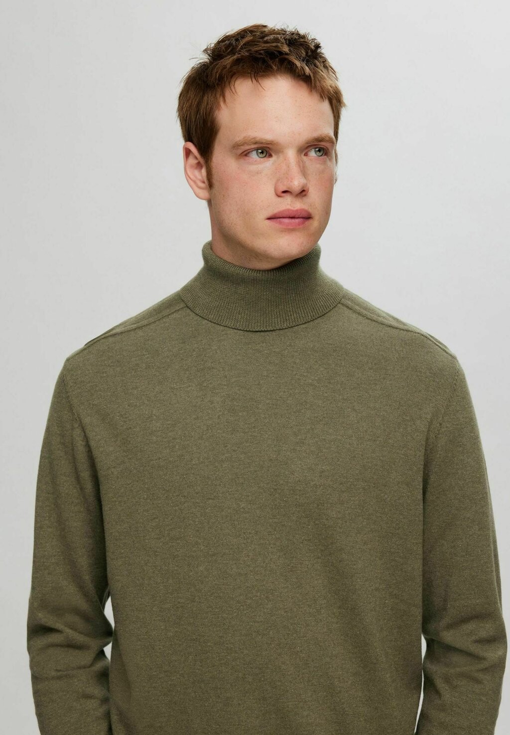 

Джемпер BERG ROLL NECK B NOOS Selected Homme, хаки