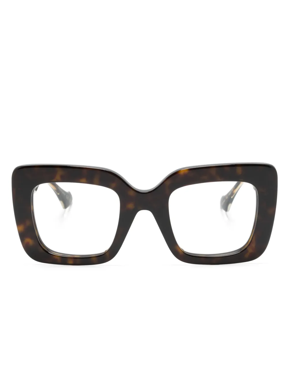 

Очки в квадратной оправе Gucci Eyewear, коричневый