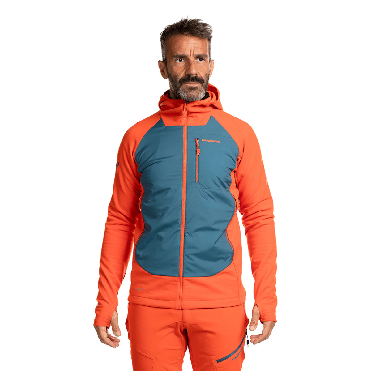 

Куртка Trangoworld Men's Trx2 Hybrid Lt Pro, оранжевый/темно-синий