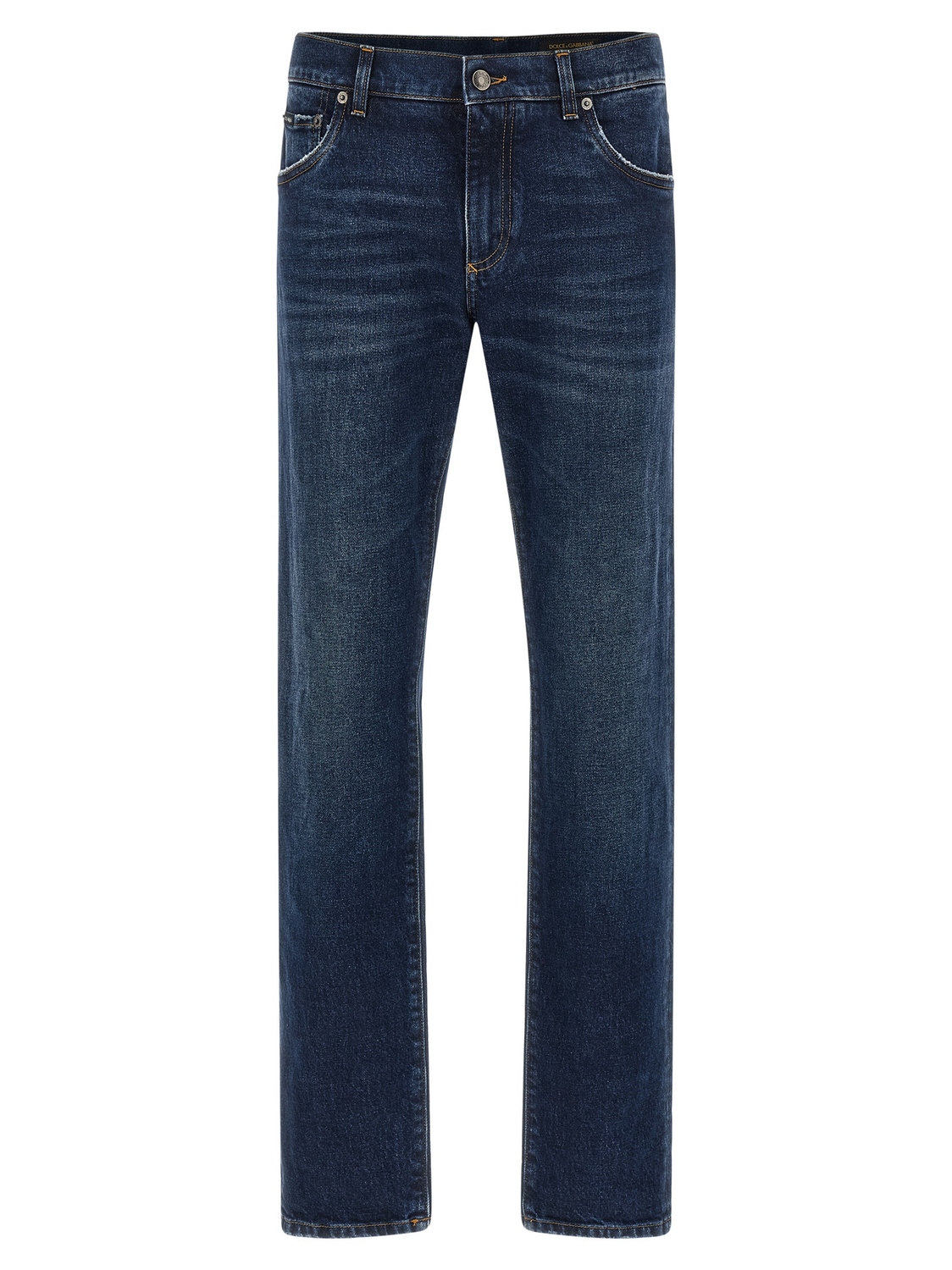 

Джинсы с логотипной пластиной DOLCE & GABBANA, синий
