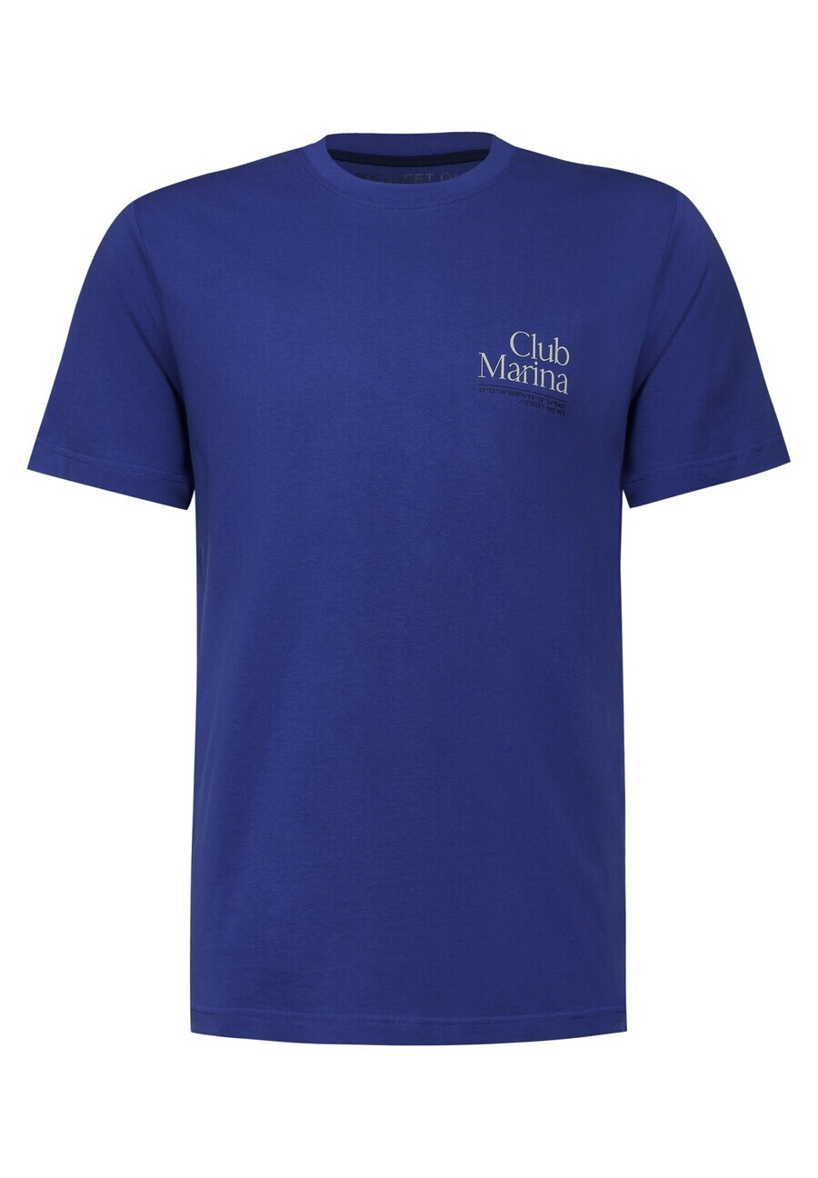 

Классическая футболка Street One MEN Shirt, морской синий