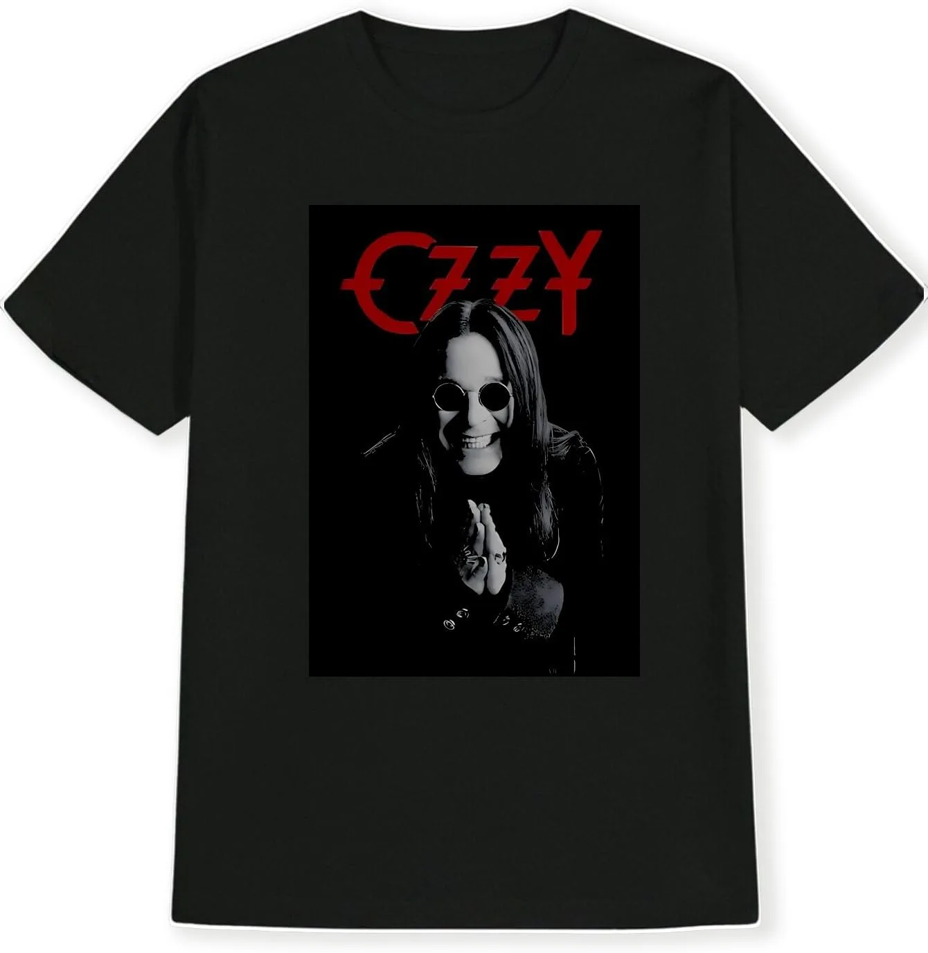 

Мужская черная футболка с красным диагональным рисунком NEKO MENA