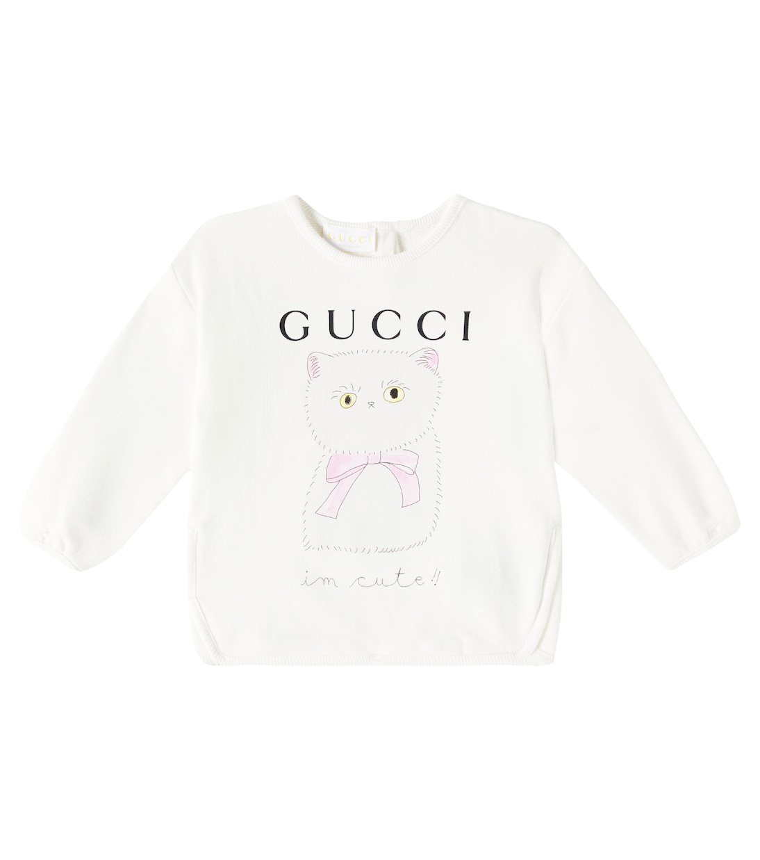 

Детский хлопковый свитшот с принтом Gucci Kids, B L/S Sweatshirt