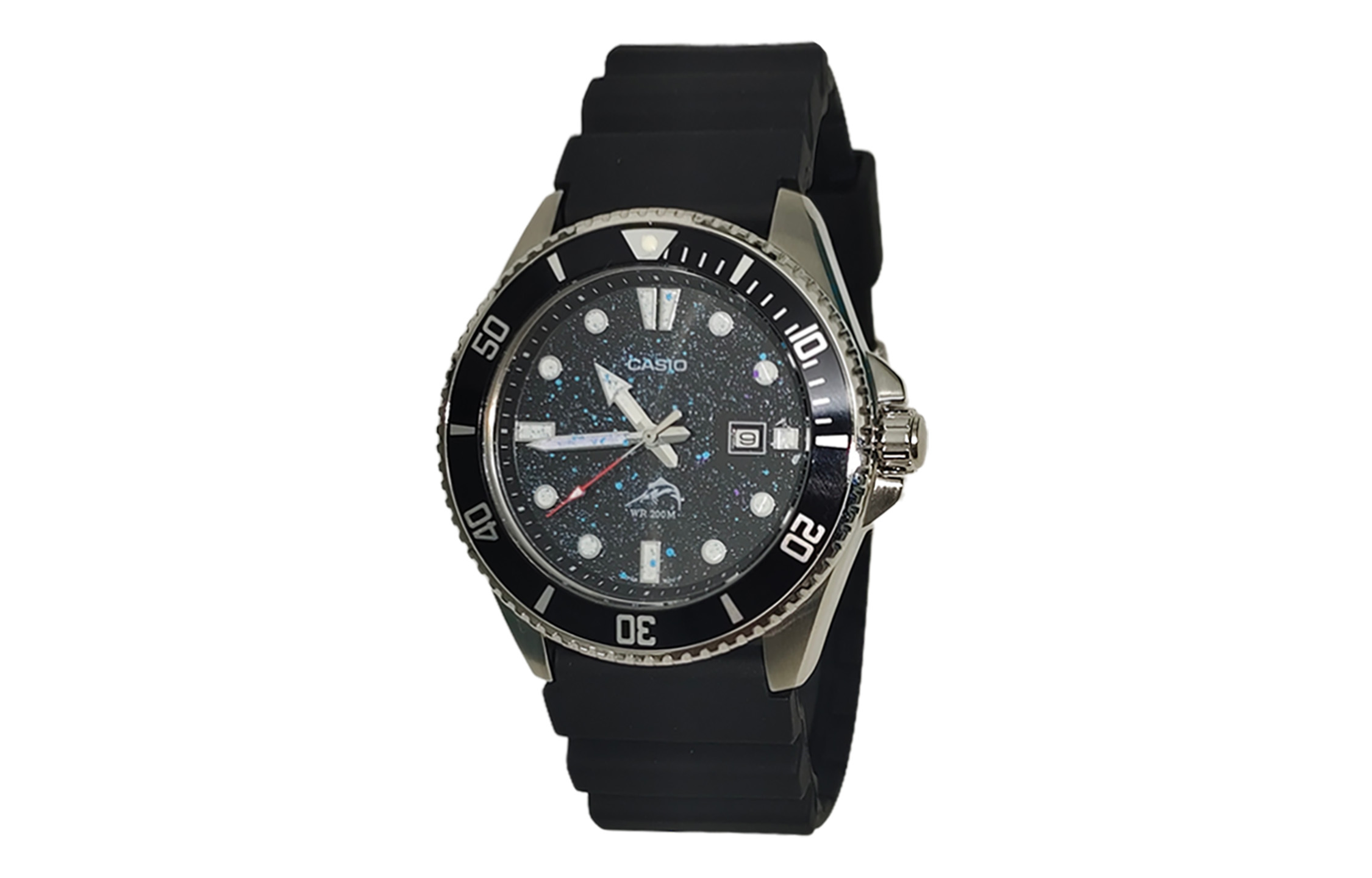 

CASIO Часы Retrofit Series Quartz Movement Resin Strap Watch Unisex Black Dial