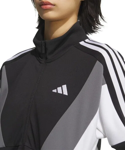 Тренировочная куртка adidas W TEAM, черная — фото 2