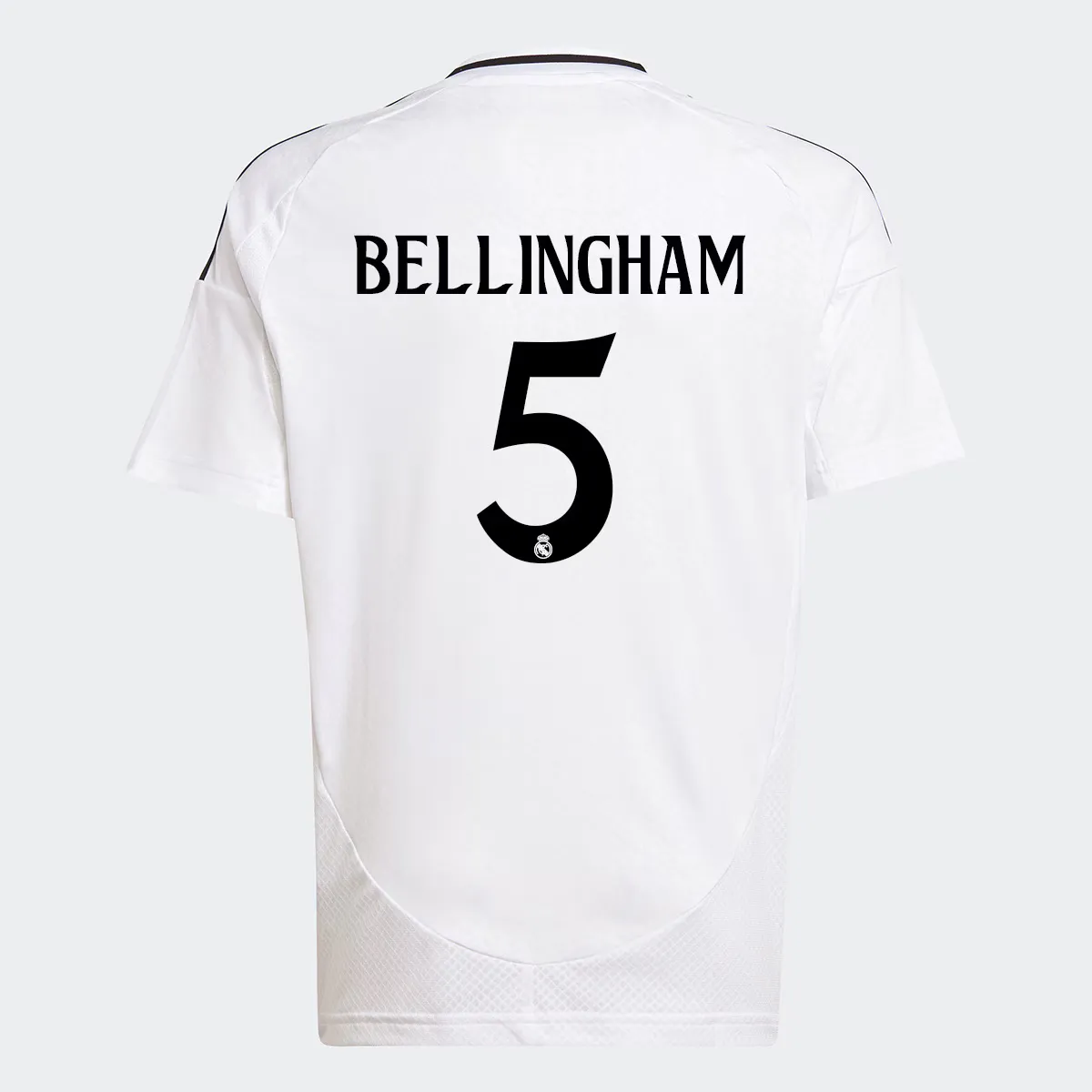 

Футболка детская ФК «Реал Мадрид» 2024-2025 Bellingham 5 Adidas Home, белый