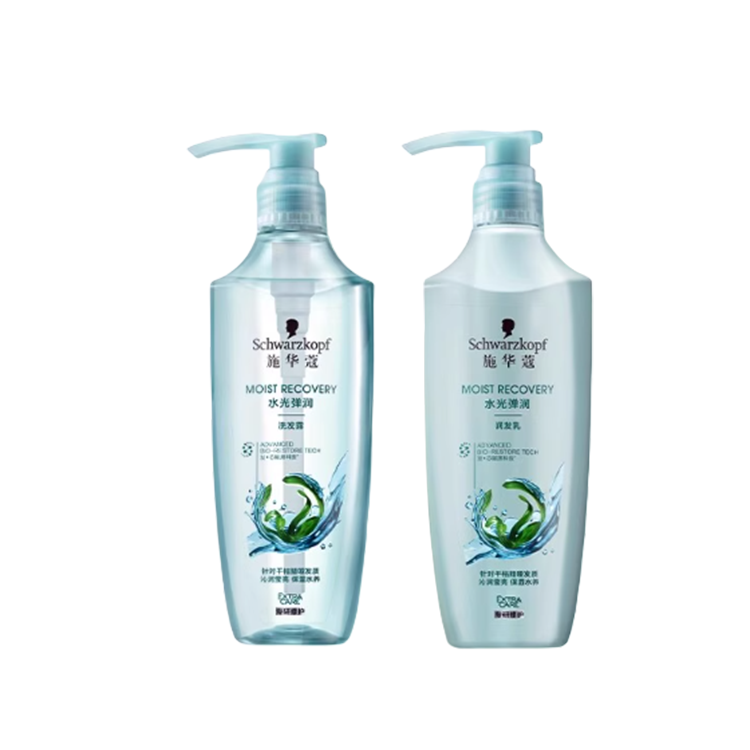 

Shihuakou шампунь и кондиционер Dewy And Bouncy набор очищение, контроль пушистости, разглаживание 600мл+600мл SCHWARZKOPF, two-piece set: dewy hydrating shampoo 400ml+radiance hydrating conditioner 400ml