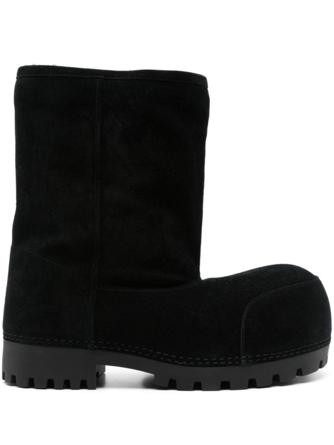 

Balenciaga сапоги из меха Аляски, черный