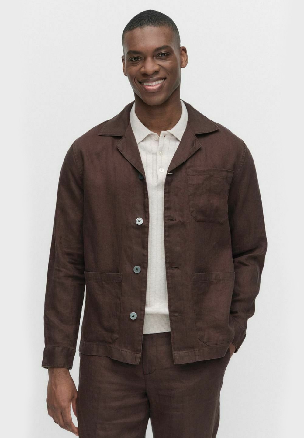 

Летняя куртка RENARD PREMIUM LINEN Bläck, коричневый