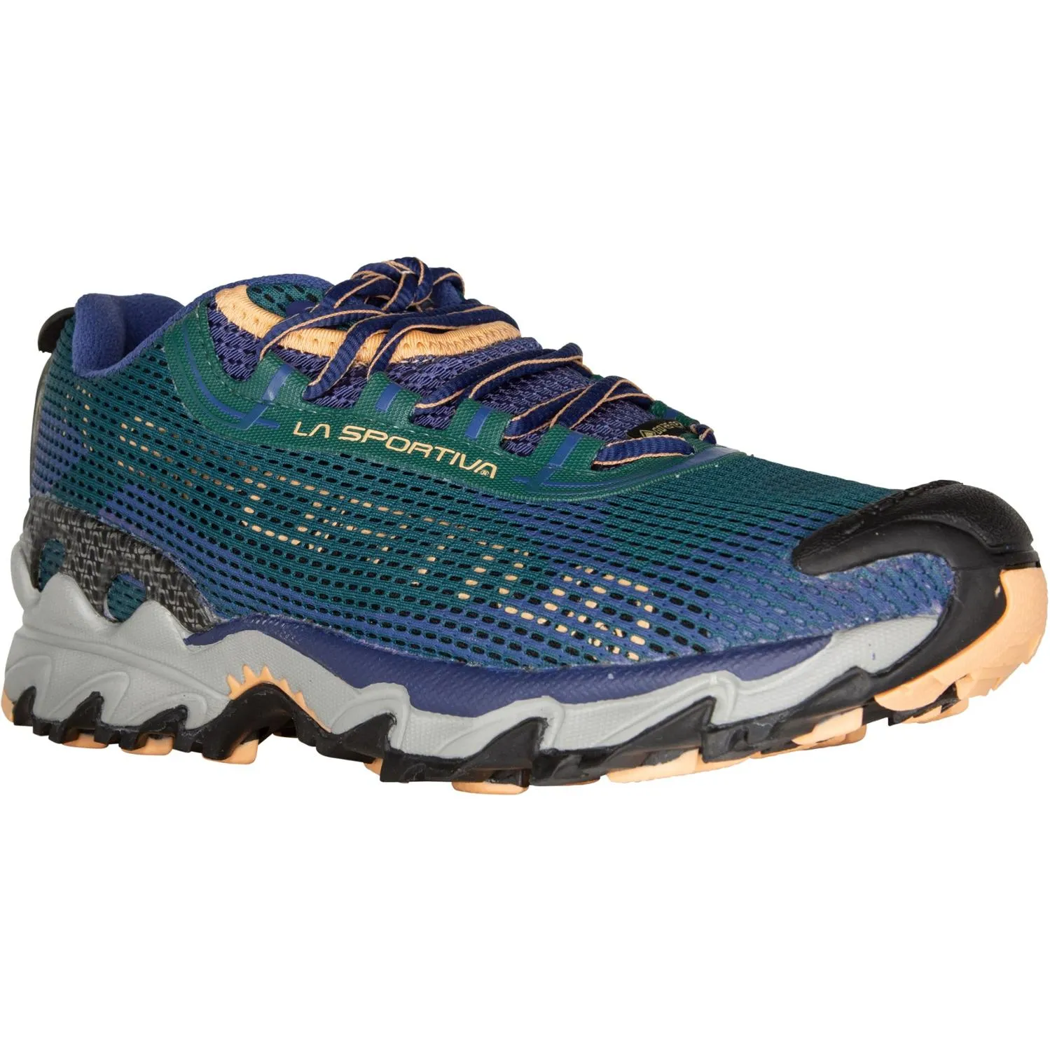 Женские кроссовки для трейлраннинга Wildcat 2.0 GTX La Sportiva, Jungle/Cobalt Blue — фото 3