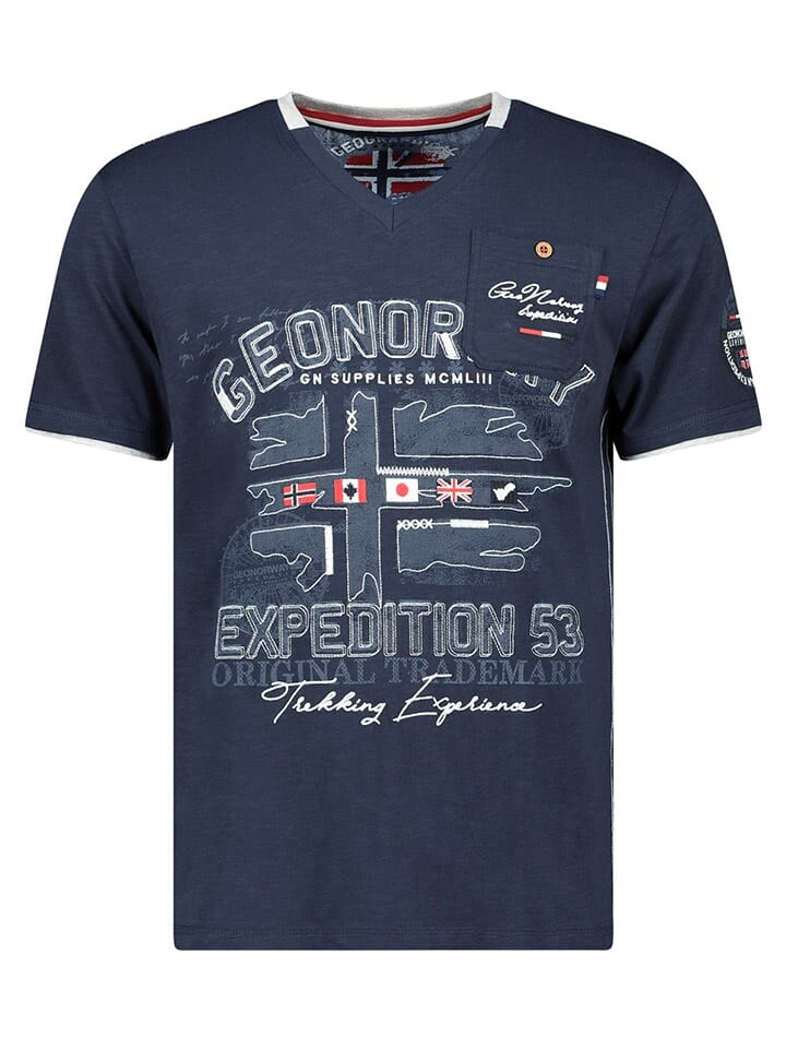 

Футболка Geographical Norway, темно-синий