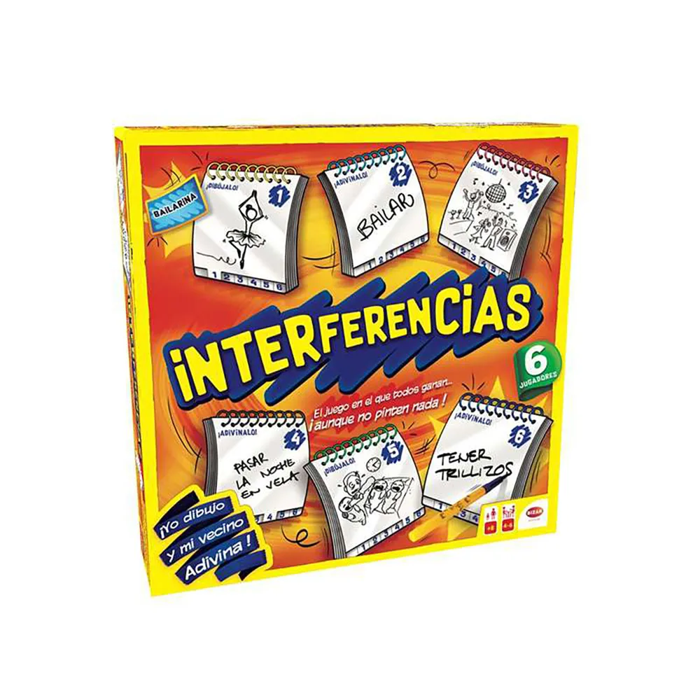 

Настольная игра Bizak Interferencias, мультиколор