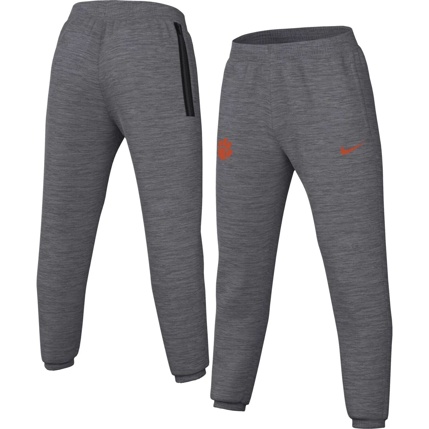 

Мужские брюки для выступлений с логотипом команды Clemson Tigers Heather Grey Spotlight Nike