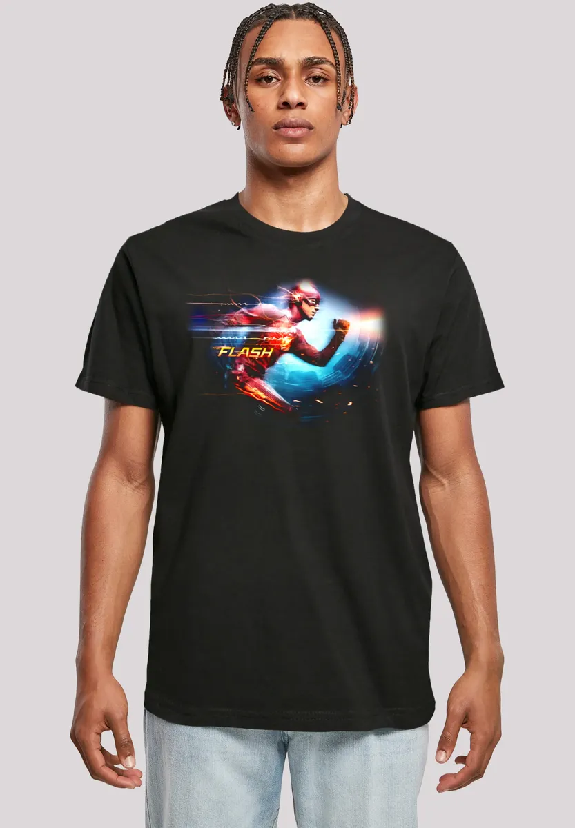 

Футболка F4NT4STIC "DC Comics The Flash Sparks", принт, черный