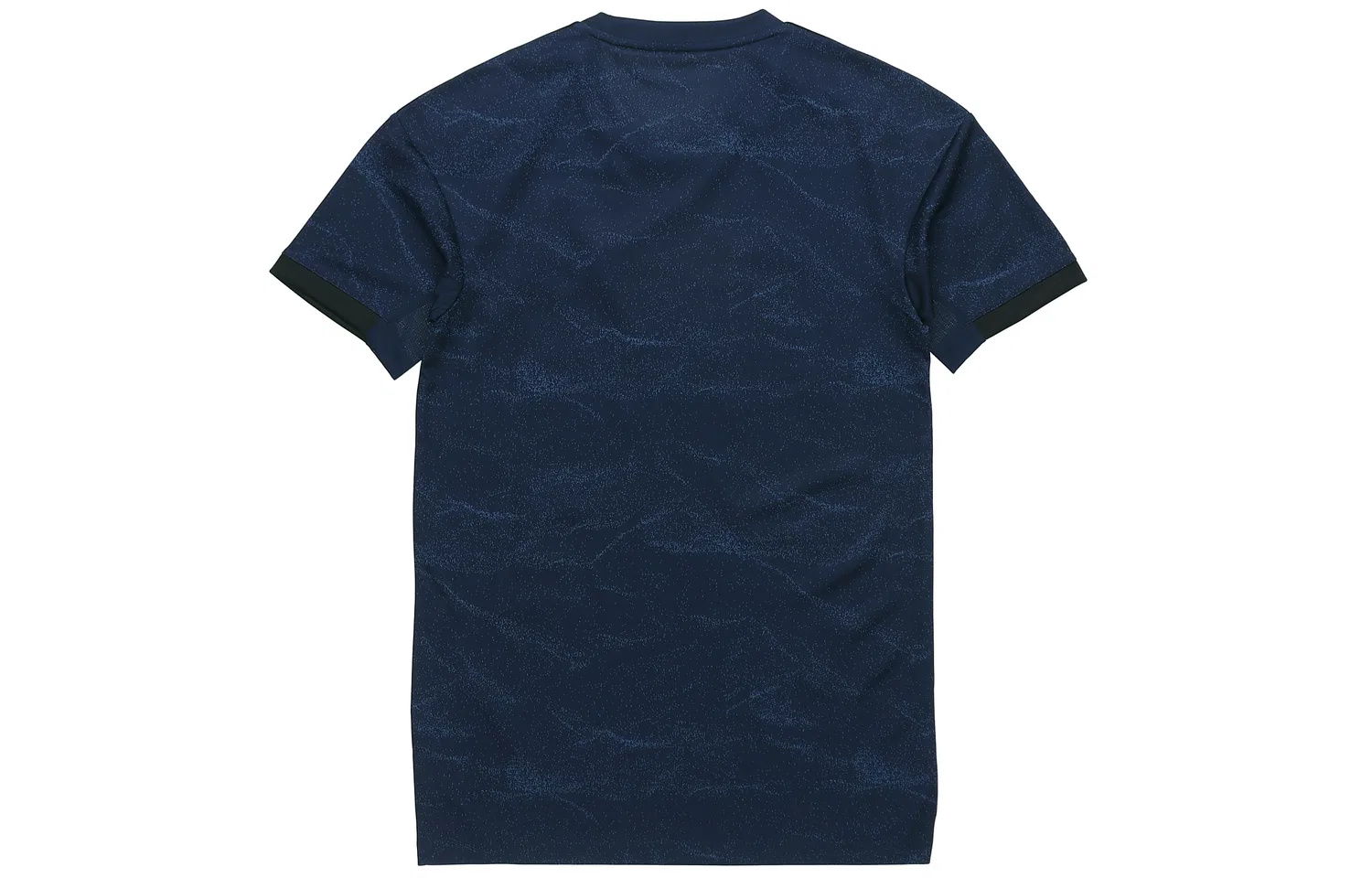 Футболка с втачным рукавом Adidas темно-синяя — фото 3