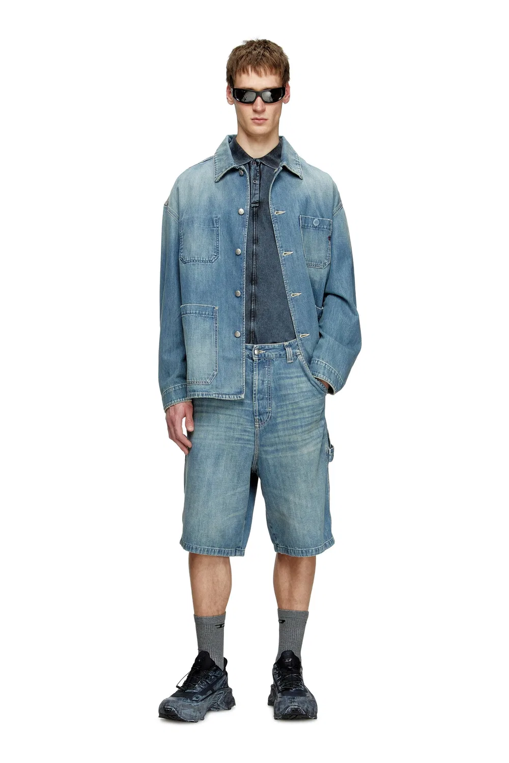 Мужские джинсовые шорты D-LIVERY-W-SHORT Diesel, Indigo Blue — фото 2