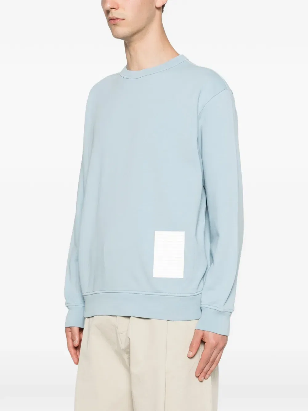 Толстовка с круглым вырезом Stone Island, синий — фото 3