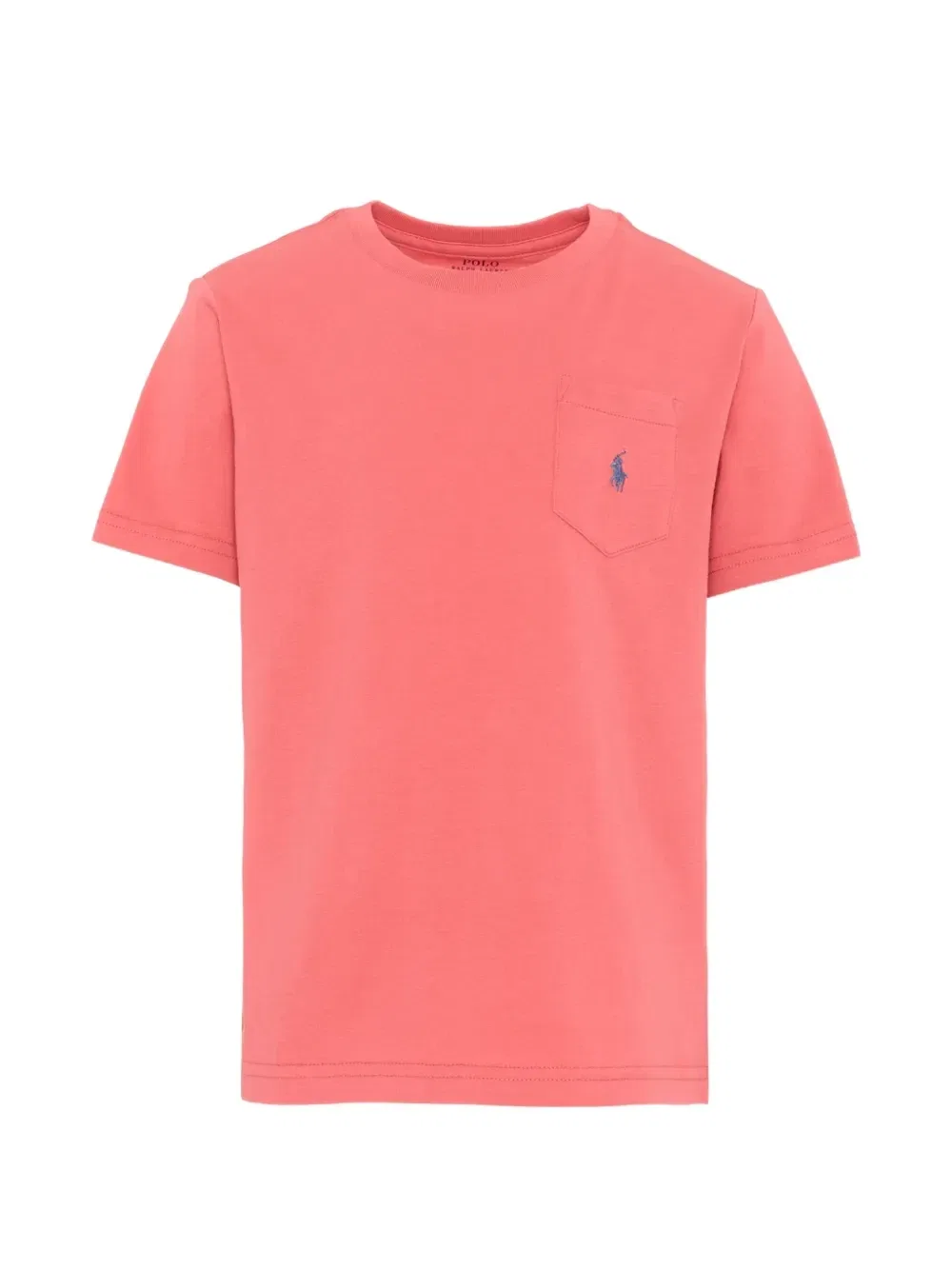 Футболка в кармане с вышивкой пони Polo Ralph Lauren Kids, розовый