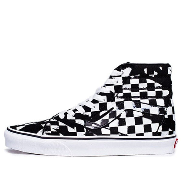 

Кроссовки sk8-hi 'overprint checkboard' Vans, черный