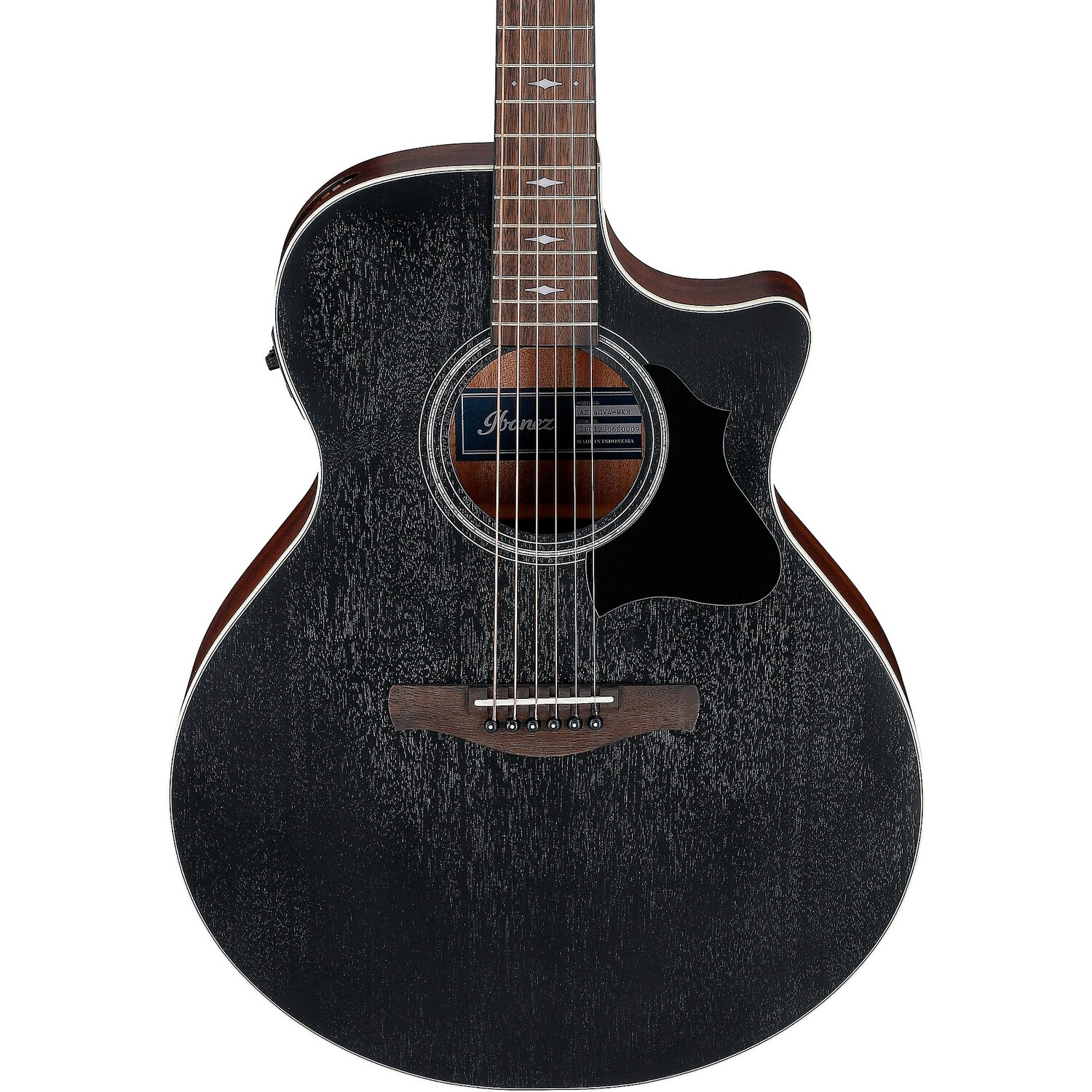 

Акустически-электрическая гитара Ibanez AE140 Grand Auditorium, черная.