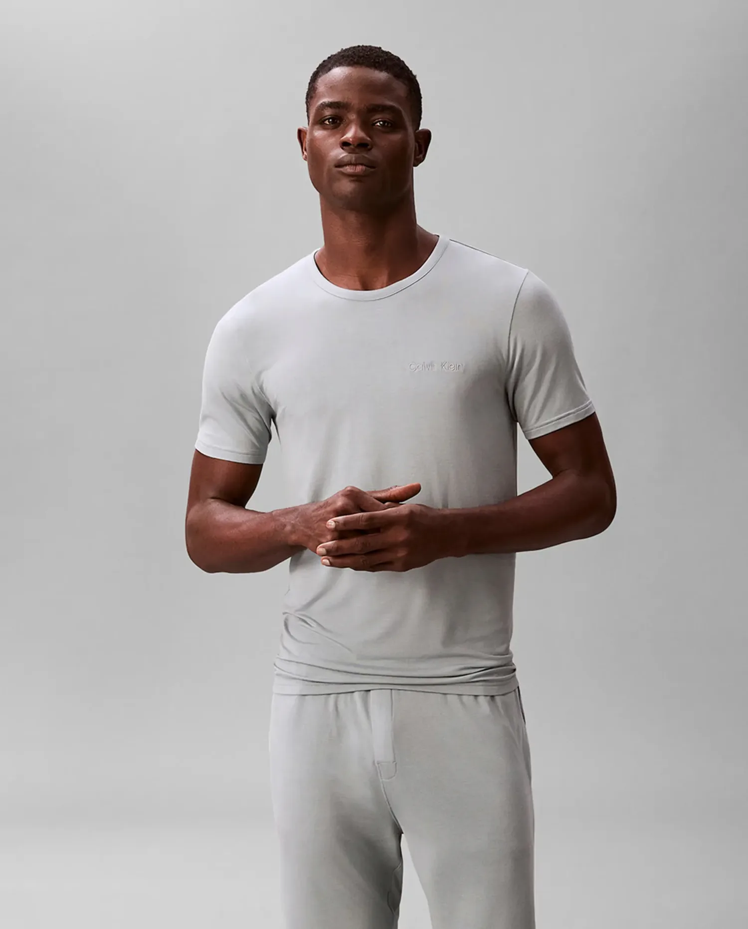 Комплект короткой пижамы Calvin Klein, серый