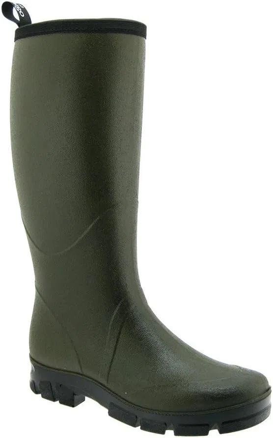Ботинки Herren PU Regenstiefel mit Isolierung bis -20°C Gallux, Grün