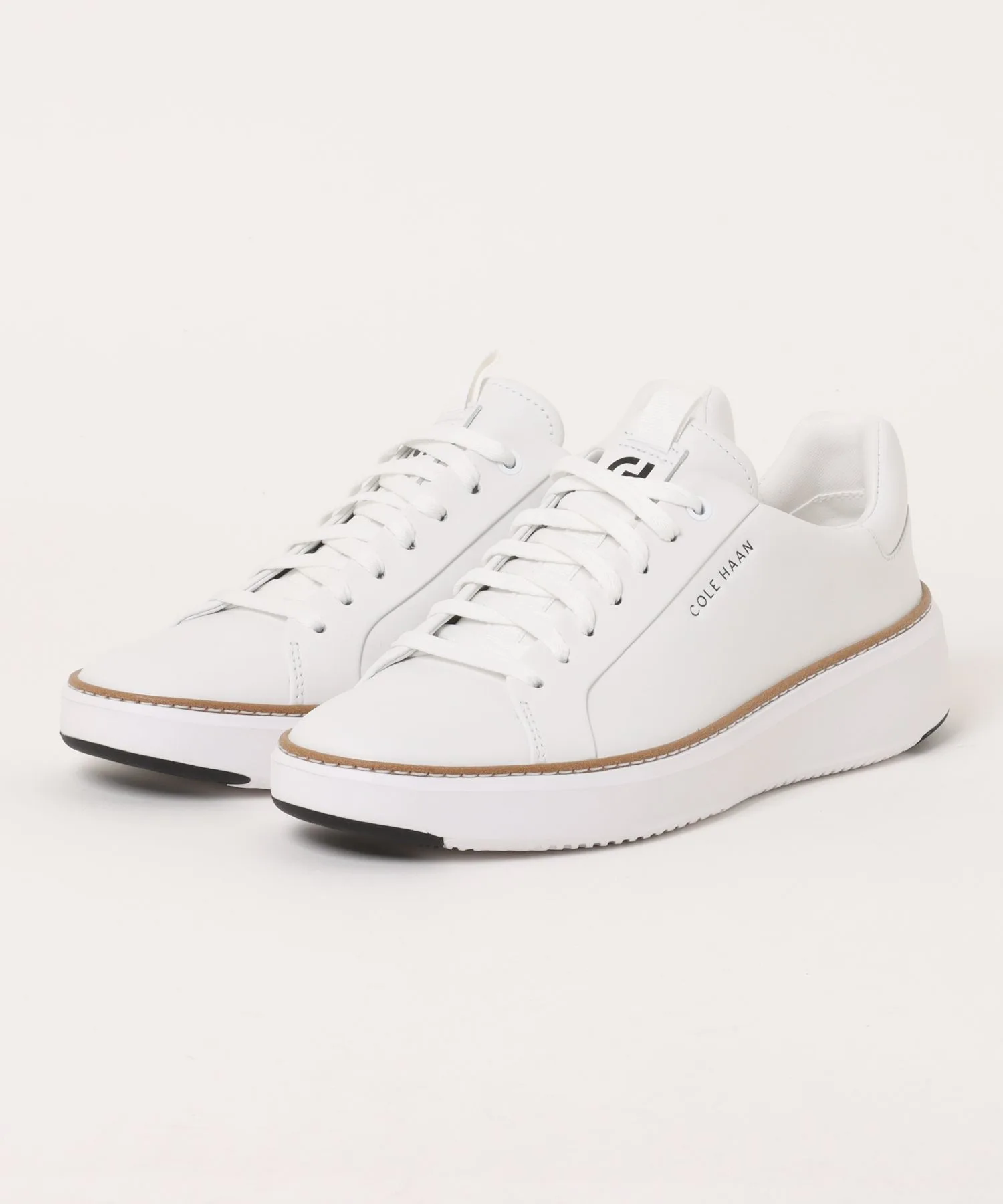 Мужские кроссовки водонепроницаемые COLE HAAN GRANDPRO TOPSPIN WP TSURUYA белые