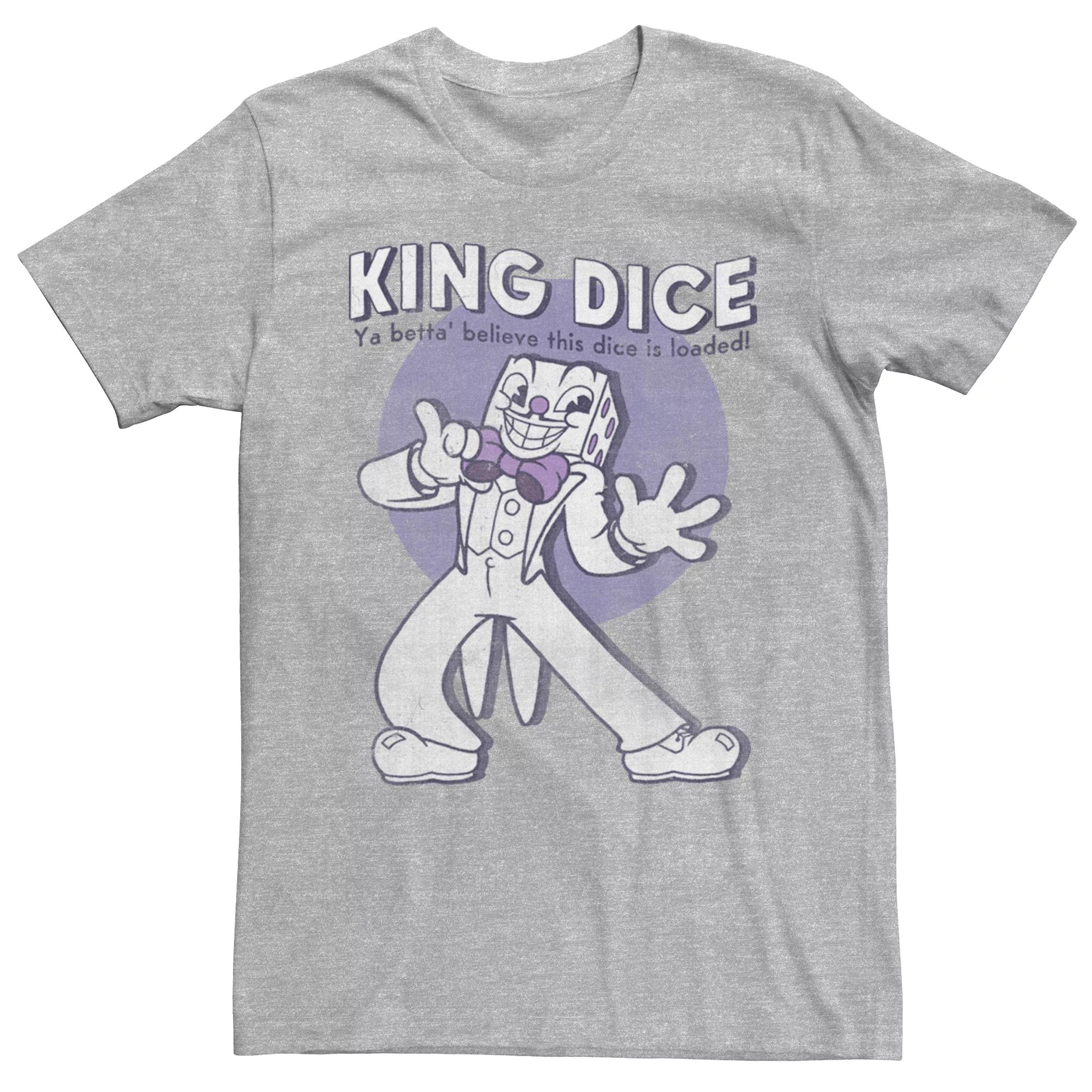 

Мужская футболка Cuphead King Dice Licensed Character