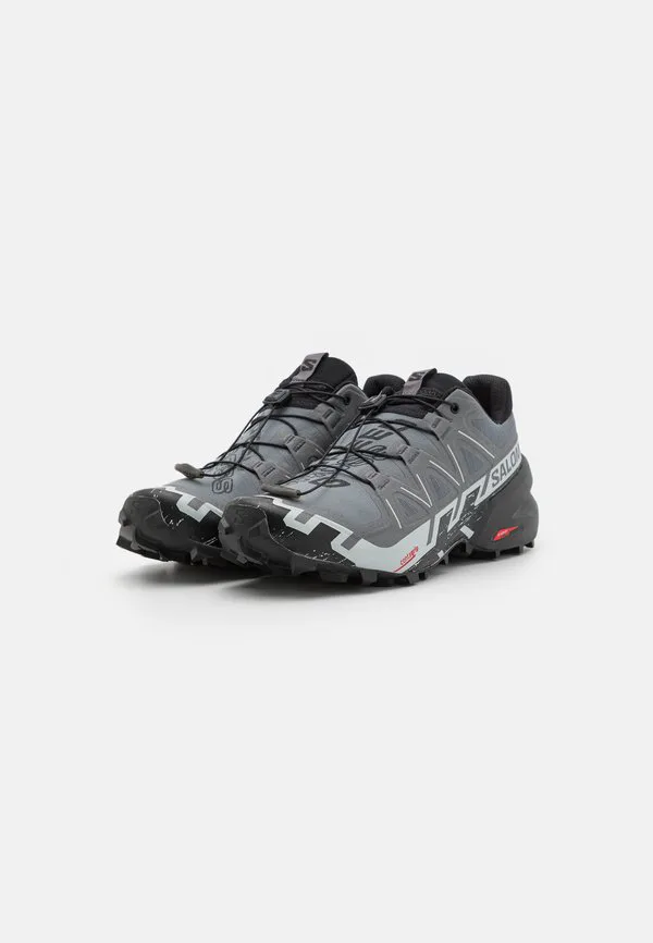 Кроссовки для бега по пересеченной местности speedcross 6 wide Salomon, Quiet Shade/Black/Pearl Blue — фото 2
