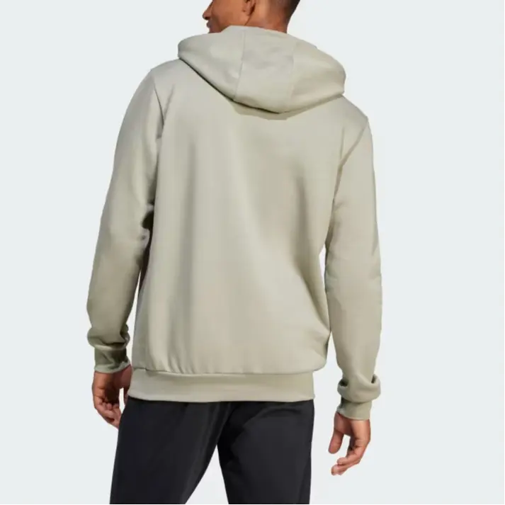 Толстовка мужская серебряная галька Adidas, цвет Silver pebbles — фото 3