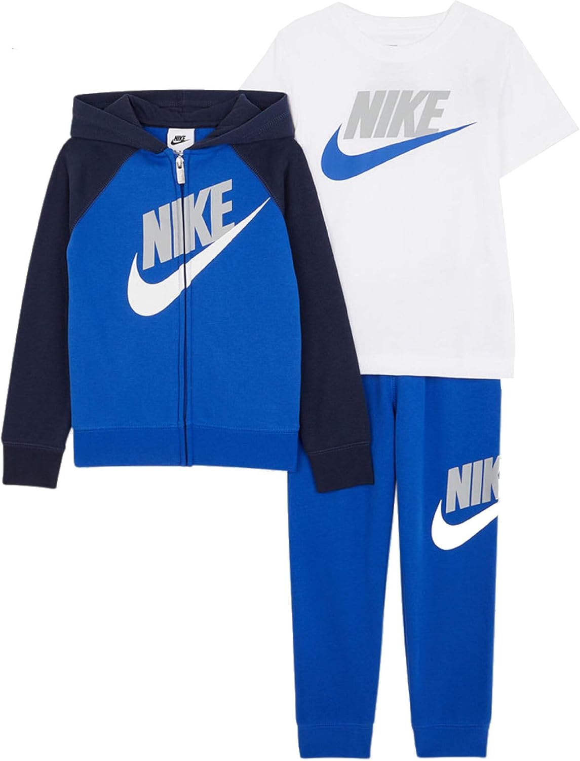 

Спортивный костюм-тройка для мальчиков синего цвета Nike, 89 Centimetres