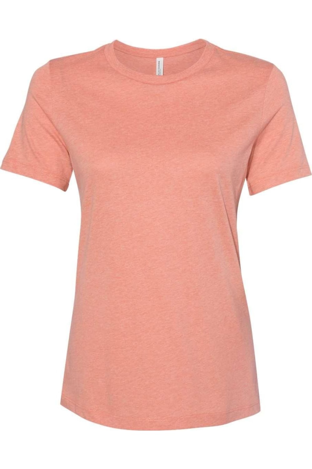 

Женская свободная футболка BELLA + CANVAS Heather CVC, цвет heather sunset