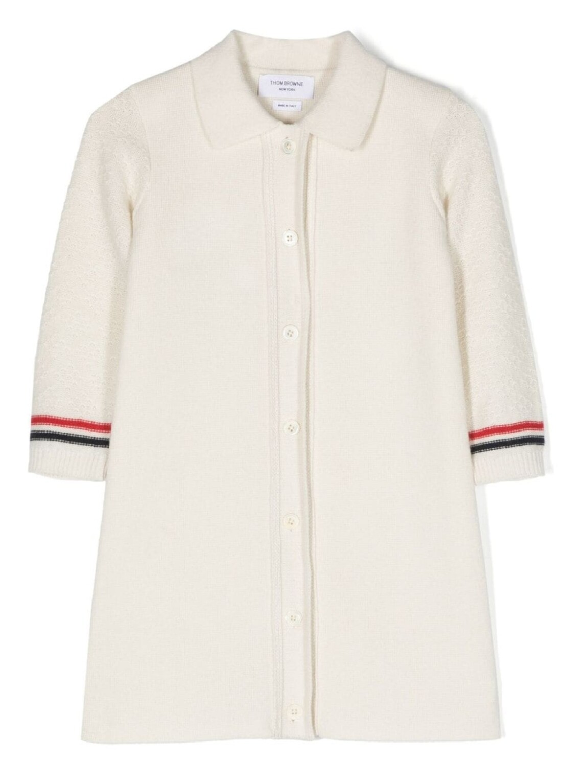 

Thom Browne шерстяное платье без рукавов, белый