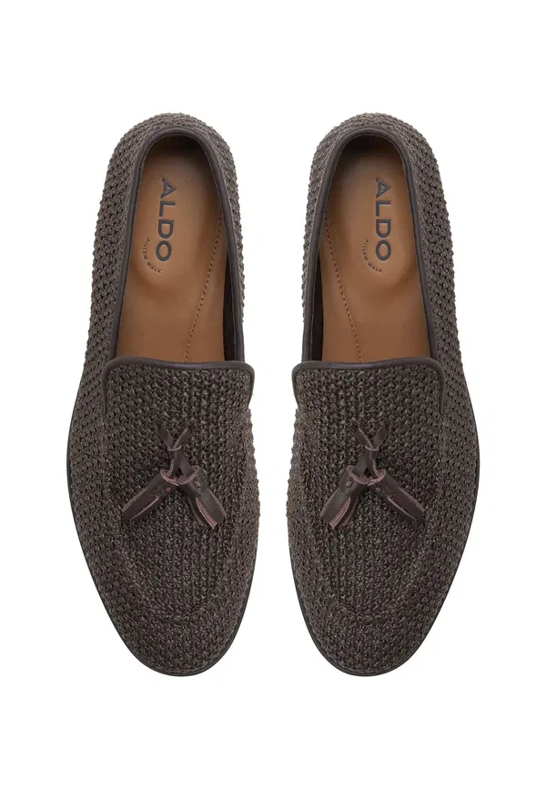 Мокасины beretta slip ons Aldo, тёмно-коричневый — фото 3