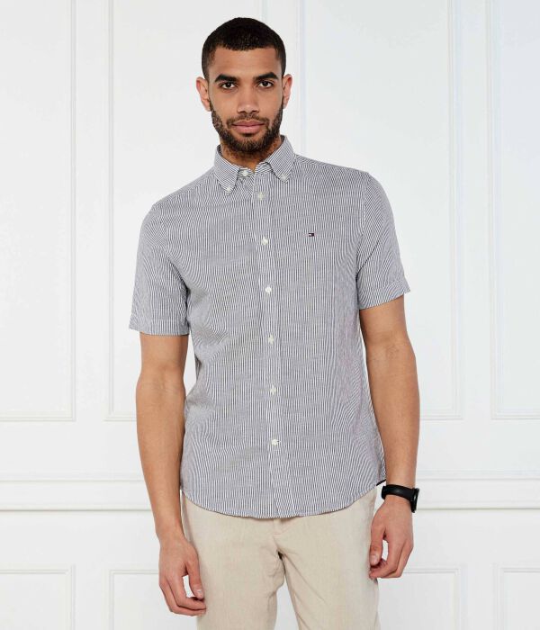 

Рубашка Regular fit Tommy Hilfiger, черный