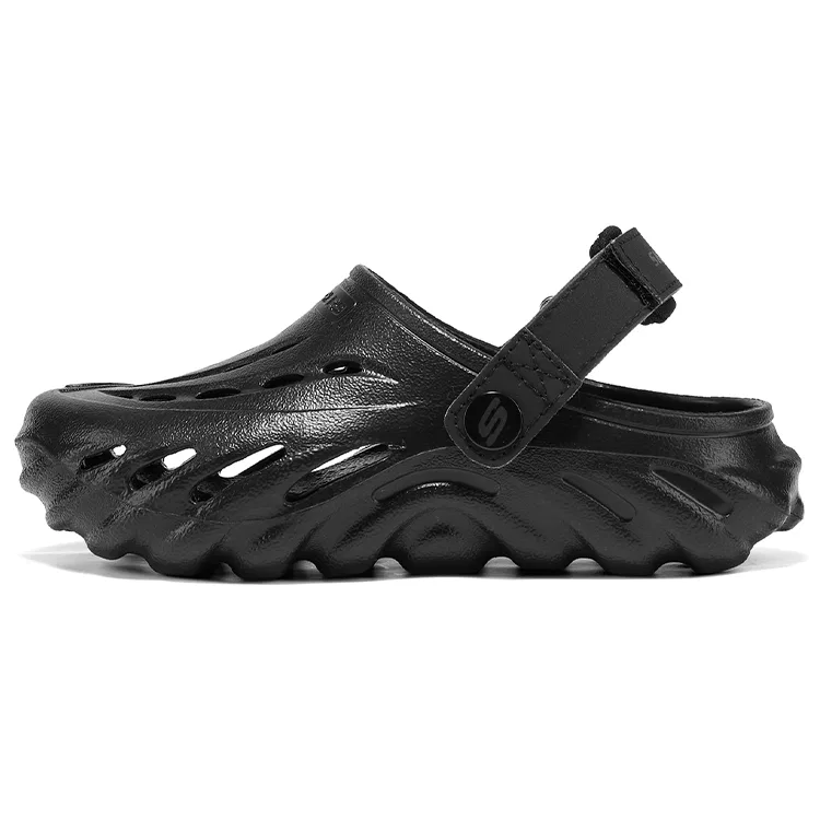 Сандалии детские нескользящие Skechers Kids Black — фото 3