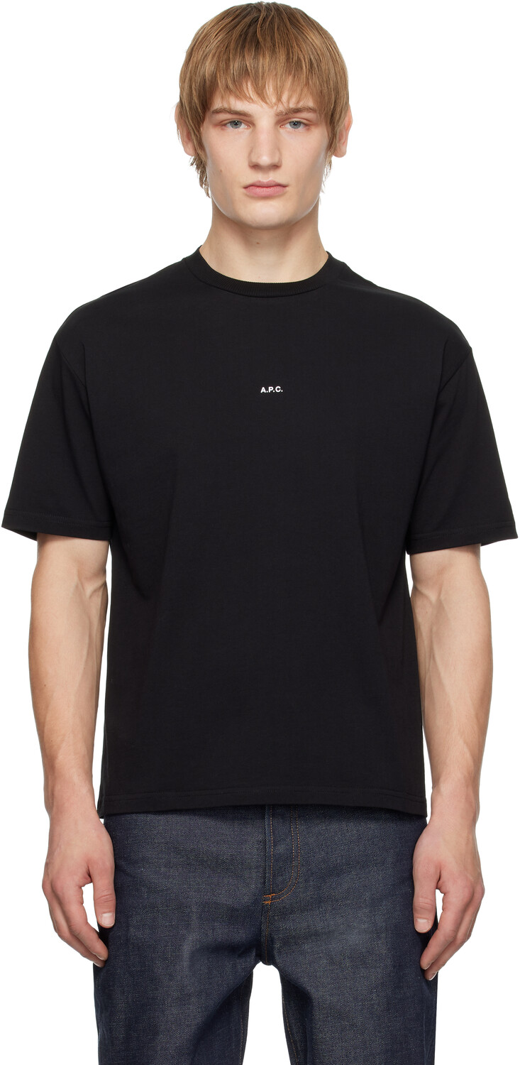 

Футболка с логотипом «Boxy Micro» A.P.C., черный